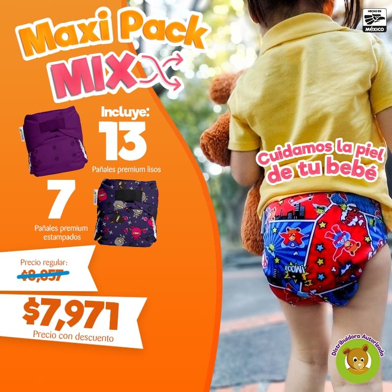 Maxi Pack Mix Bebe Sustentable